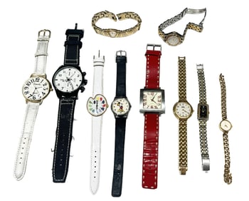LOT OF (16) WRISTWATCHES/COSTUME