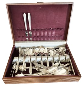 STERLING SILVER FLATWARE SET