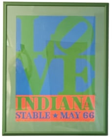 ROBERT INDIANA (1966) SIGNED LITHOGRAPH