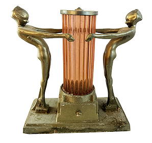 ART DECO FIGURAL LAMP (1 of 3)