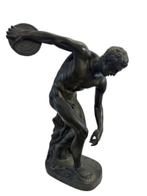 BRONZE VINTAGE FIGURAL STATUE