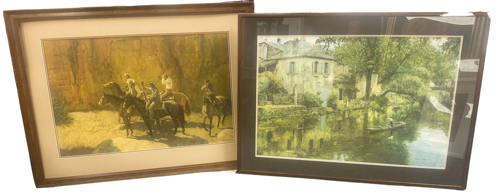 DONALD TEAGUE (1897-1991) LOT OF (2) PRINTS: Third party shipping only/pick up in person