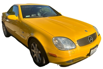MERCEDES-BENZ 1999 SLK-230 YELLOW CONVERTIBLE