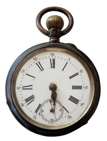 19TH C. SWISS .800 SILVER POCKET WATCH