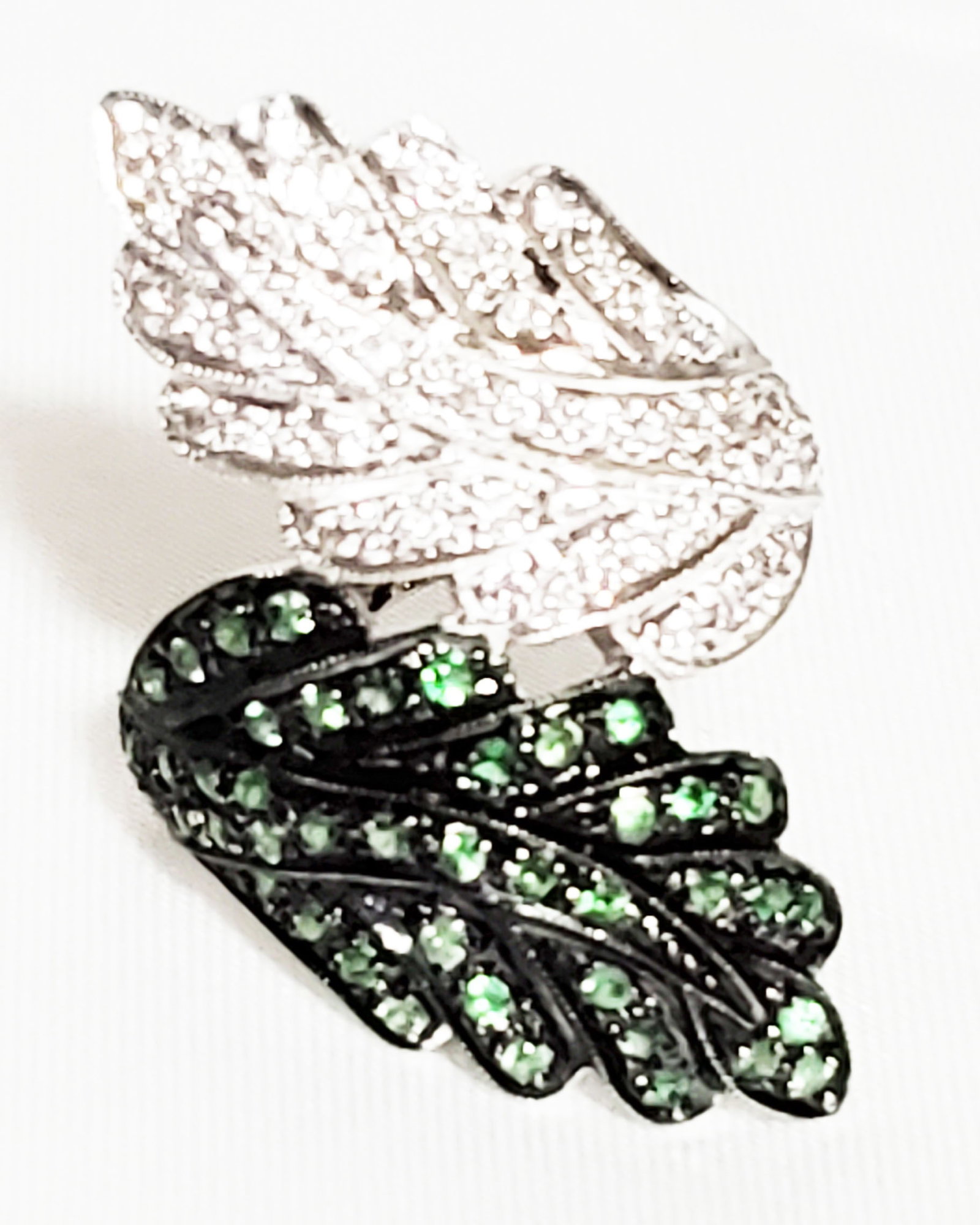 LADYS 18KT DIAMOND TWO-TONE RING - 3