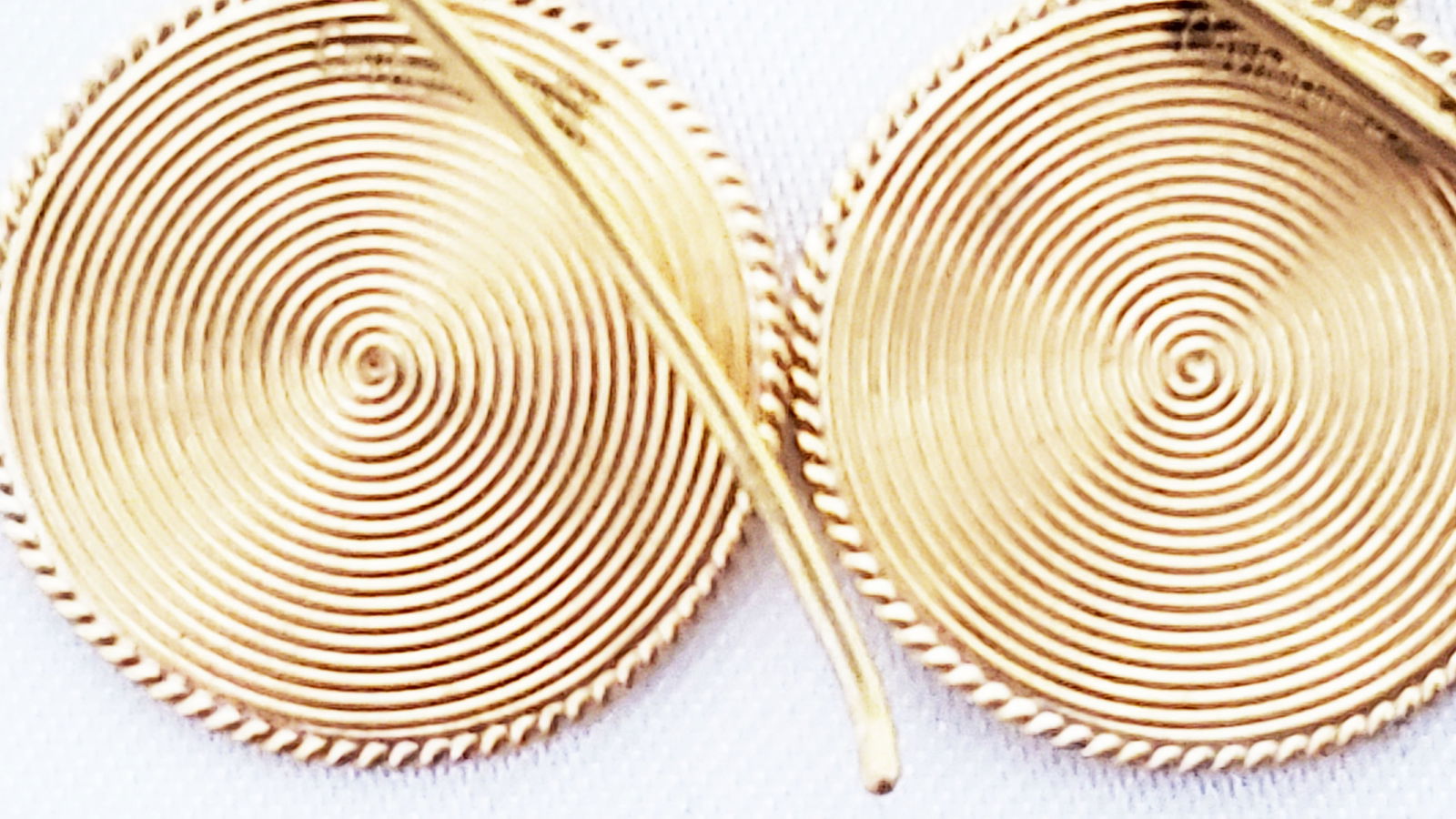 LADYS 24KT DIAMOND EARRINGS - 5