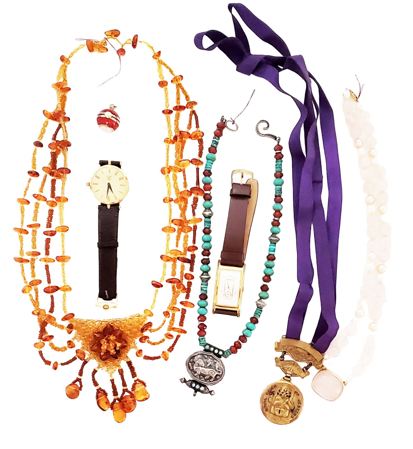 LOT OF (7) PCS. OF COSTUME JEWELRY, SOME VINTAGE (1 of 8)