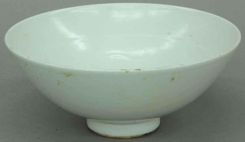 CHINESE CELADON POTTERY LOW BOWL diameter- 7 3/4": CHINESE CELADON POTTERY LOW BOWL diameter- 7 3/4"