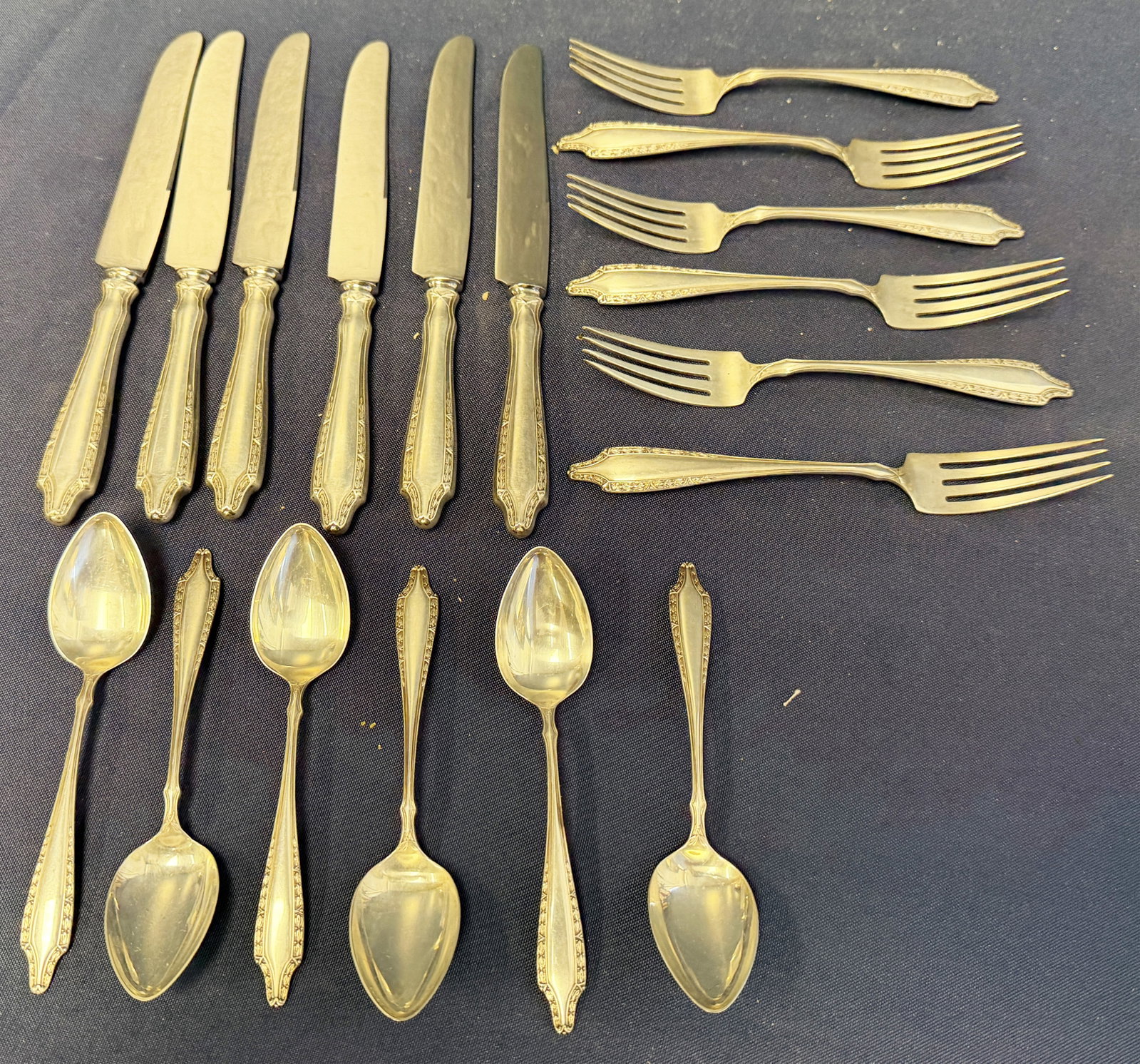 STERLING SILVER FLATWARE- (18) PCS. - 2