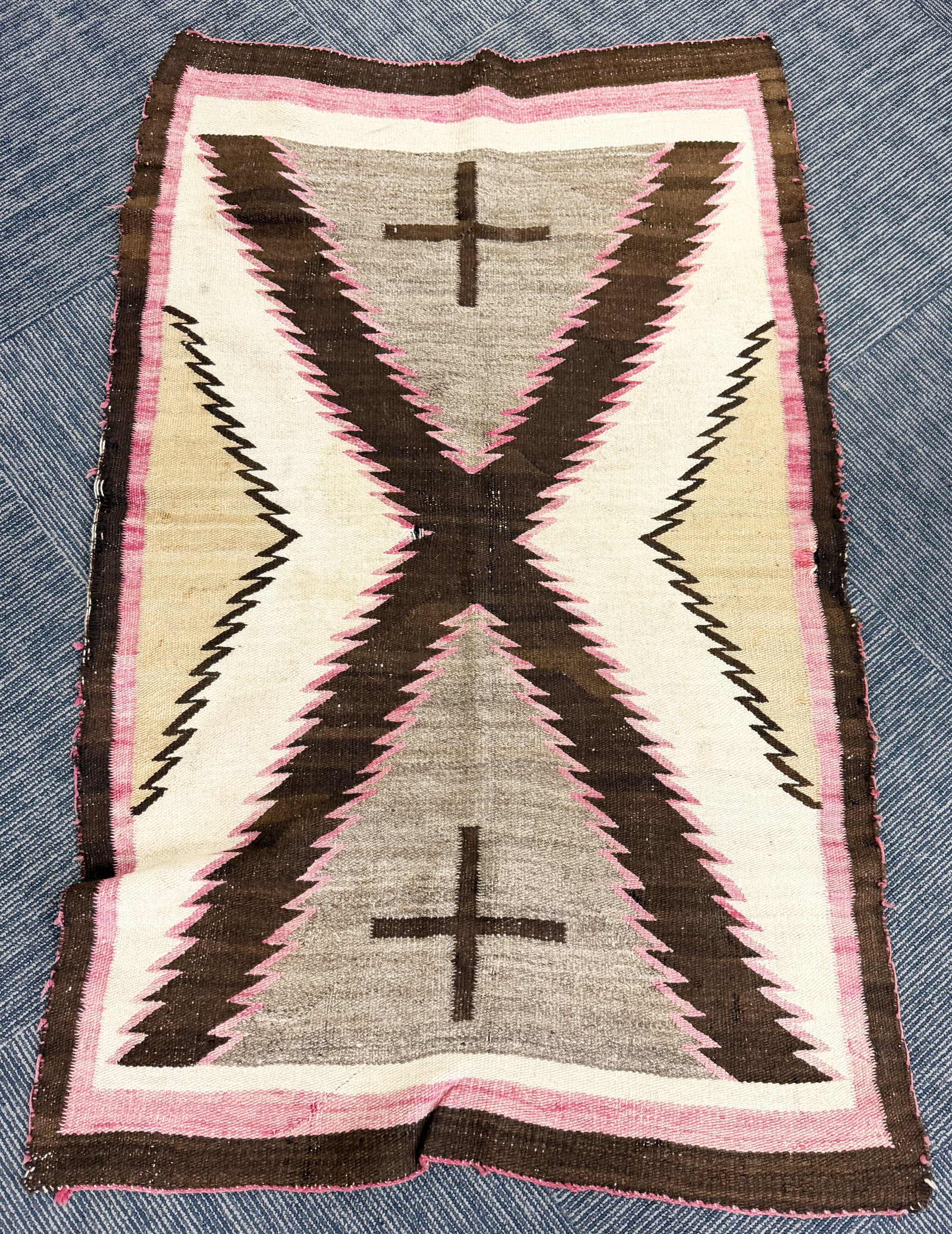 NATIVE AMERICAN WOVEN BLANKET - 2