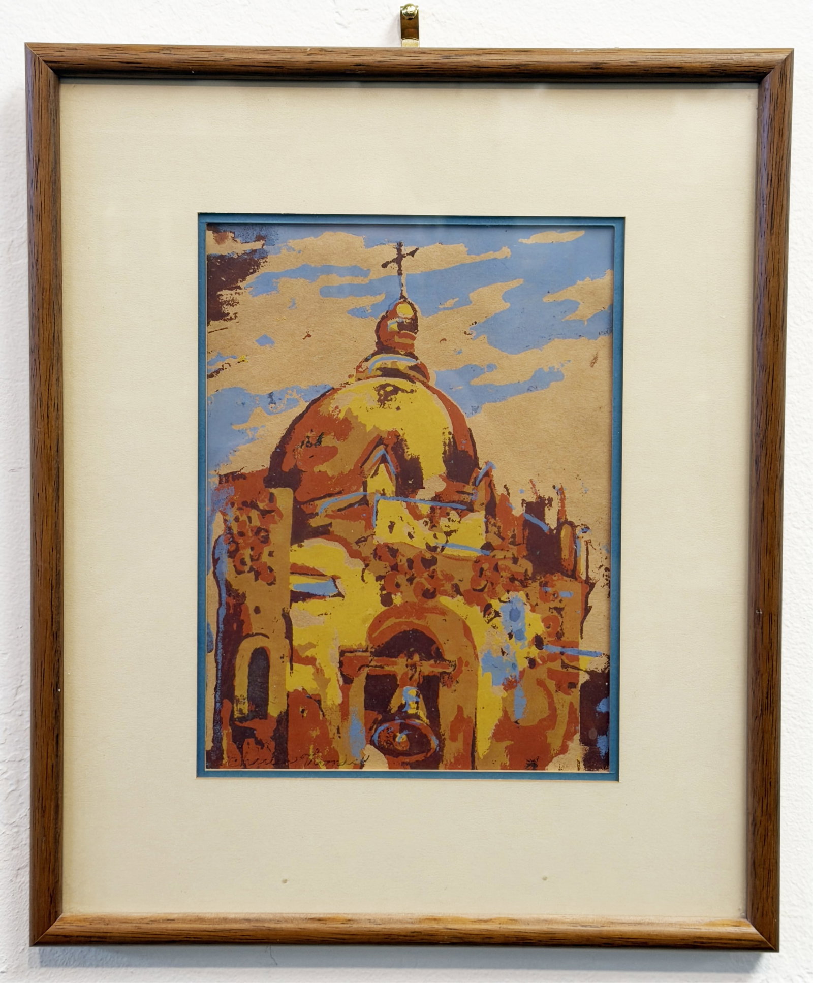 CARMEL MISSION FRAMED SERIGRAPH - 2