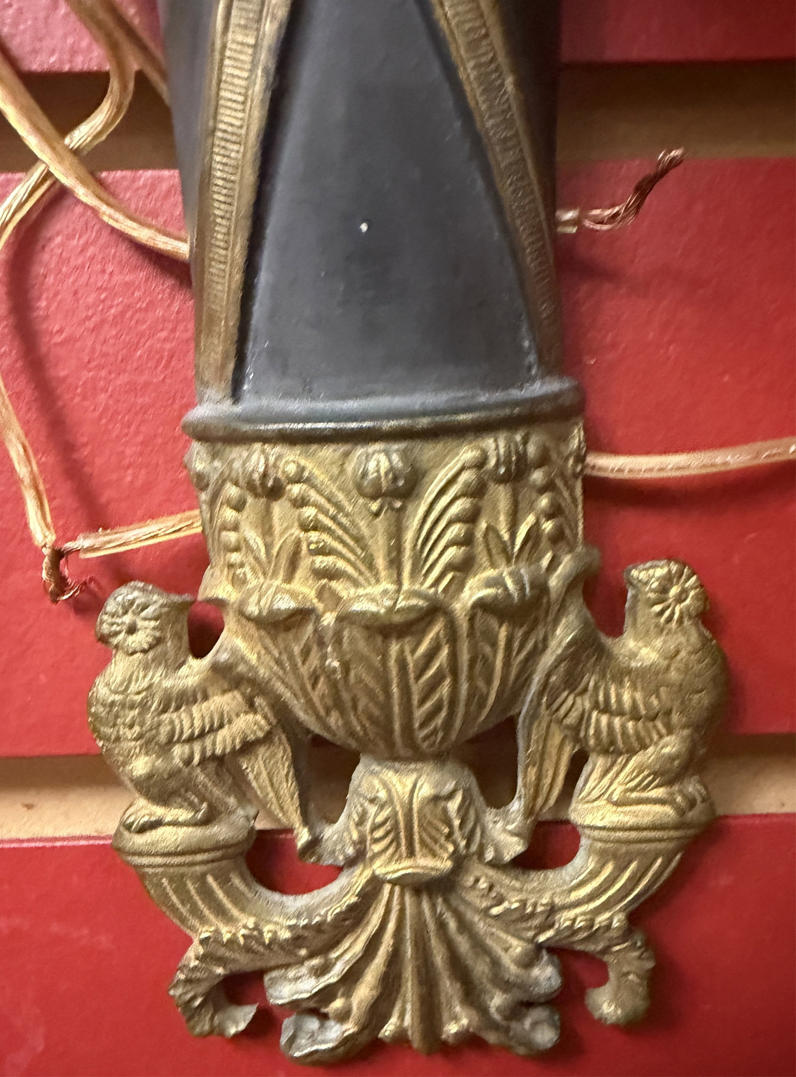 FRENCH EMPIRE STYLE THREE LIGHT WALL SCONCE - 3