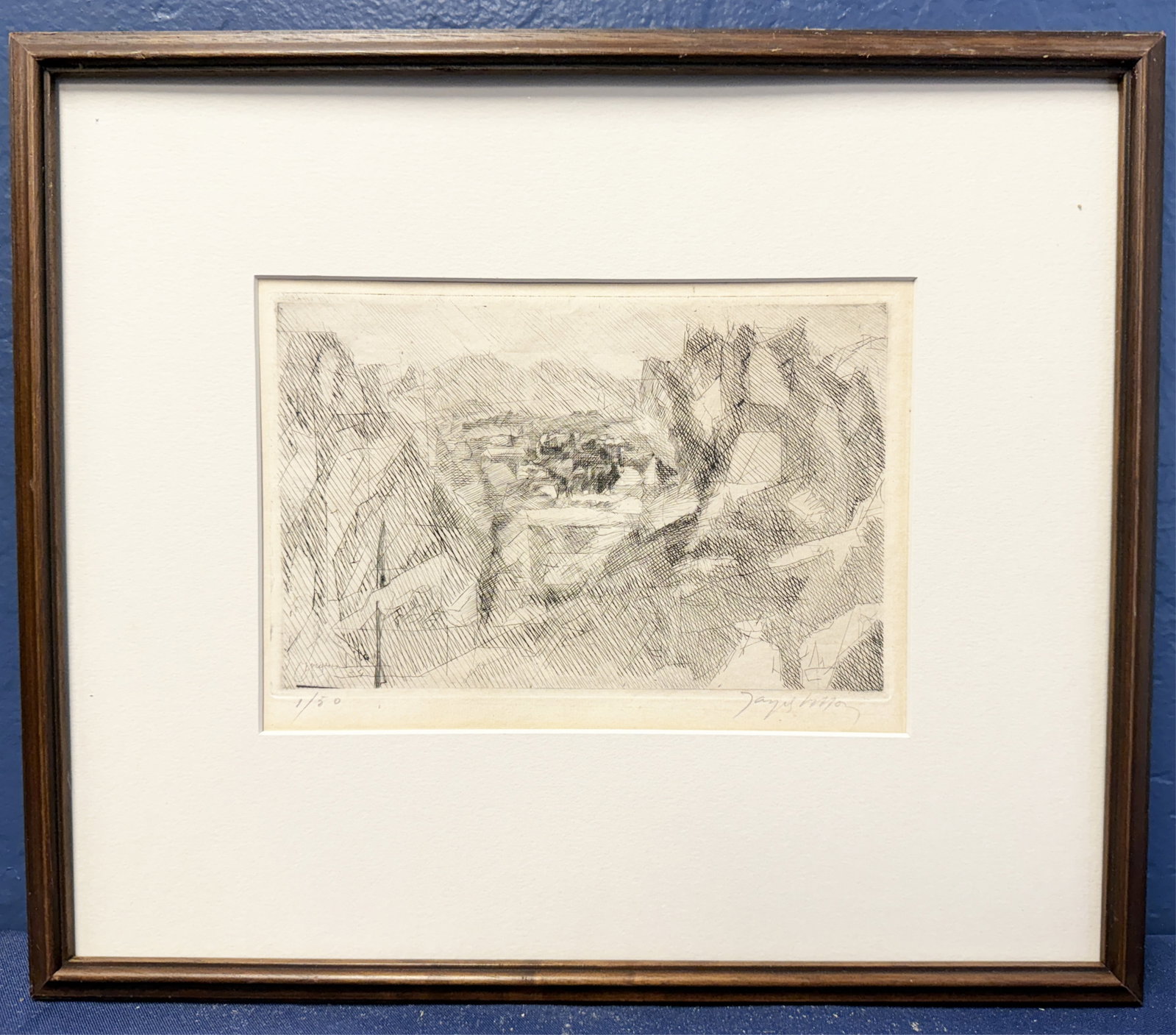CUBIST ETCHING- AFTER JACQUES VILLON (1875-1963) - 2