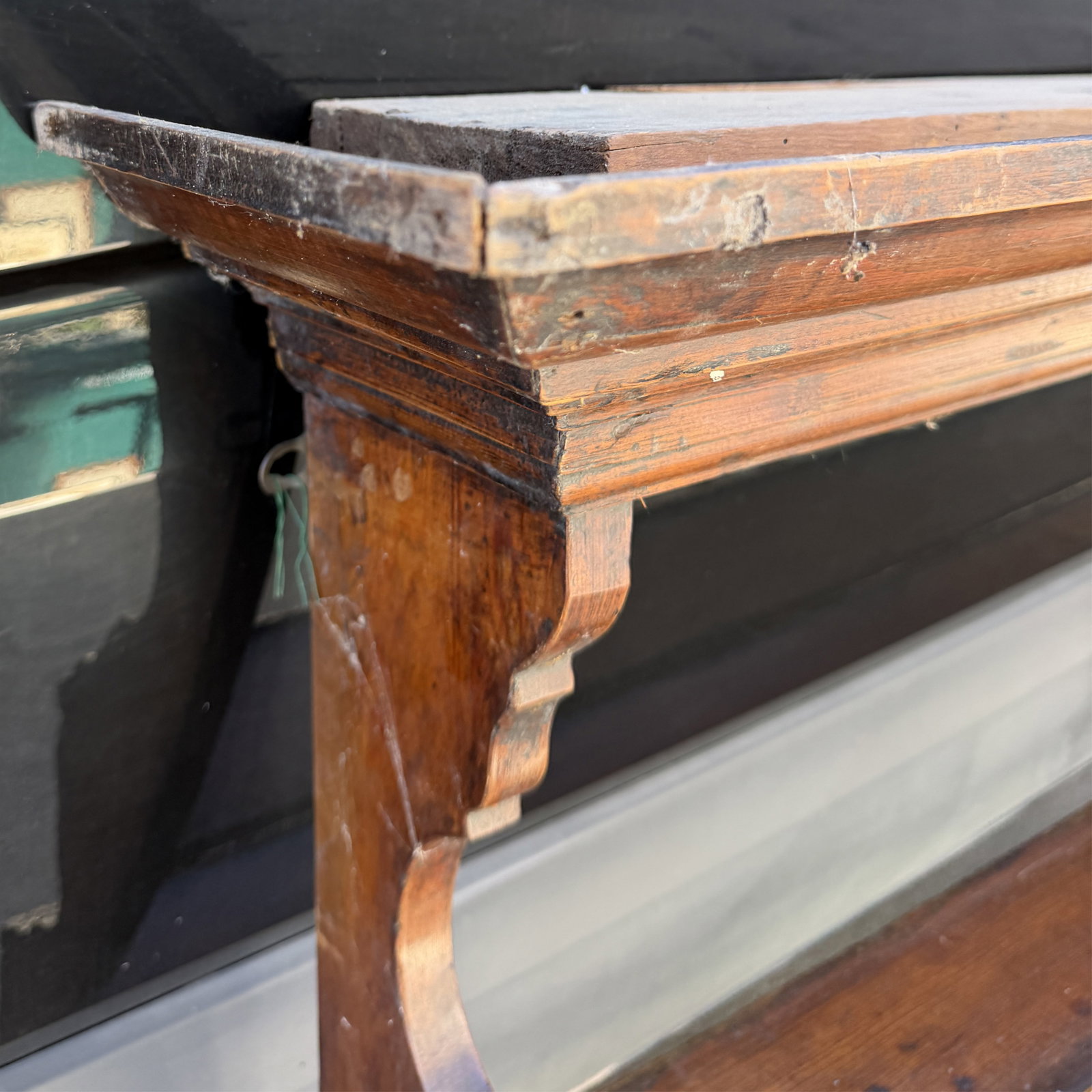 WELSH 18TH C. HANGING SHELF RACK - 2
