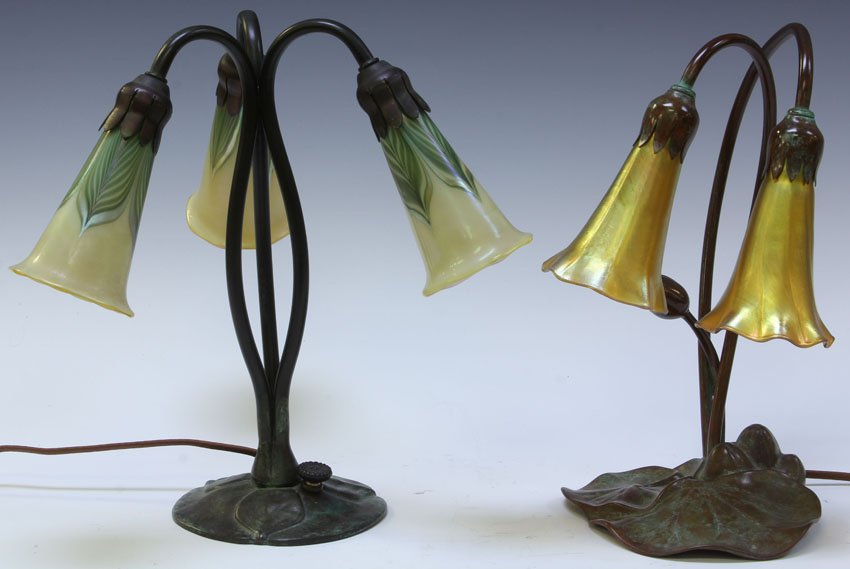 LOT OF (2) LUNDBERG STUDIOS SHADE DESK LAMPS