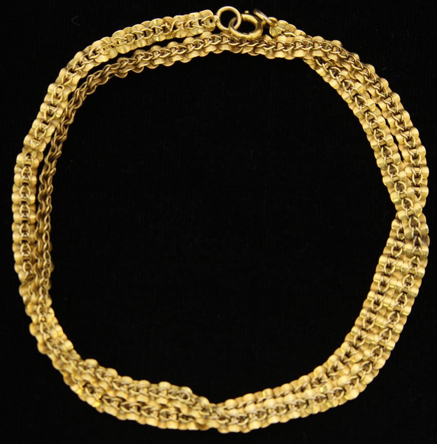 LADIES 14KT NECKLACE: Weight- 13 grams