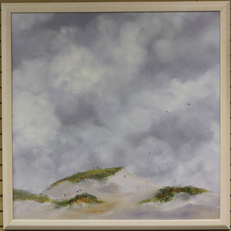 DUANE ARMSTRONG OIL ON CANVAS PAINTING: Sight- 40" x 40"