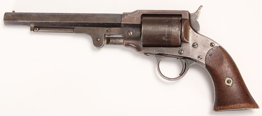 1860 ROGERS AND SPENCERS REVOLVER: Serial #1299 Length- 13 1/4"