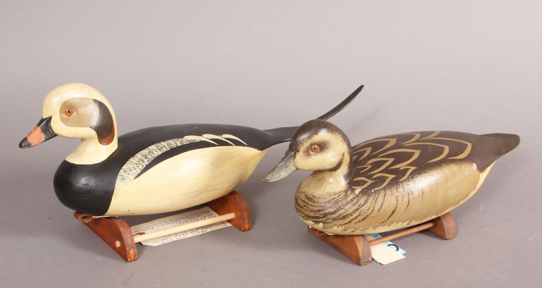 LOT OF (2) OLD SQUAW DECOY, JOHN HOLLOWAY