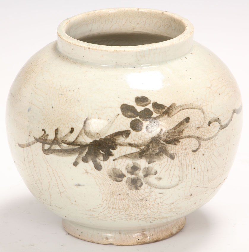 EARLY KOREAN PAINTED BOWL: Chosun Dynasty Height- 7" *Private Collection