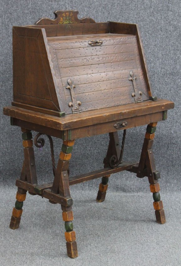 ARTS AND CRAFTS DELREY DESK: Height- 42 Width- 37
