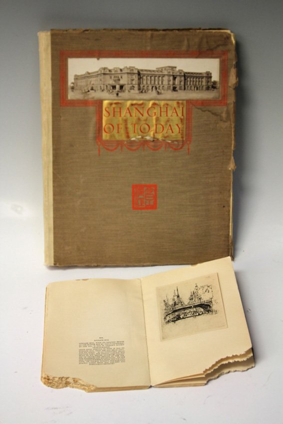 LOT OF (2) VINTAGE BOOKS: Joseph Pennell with (24) plates, Shanghai of Today (1928)