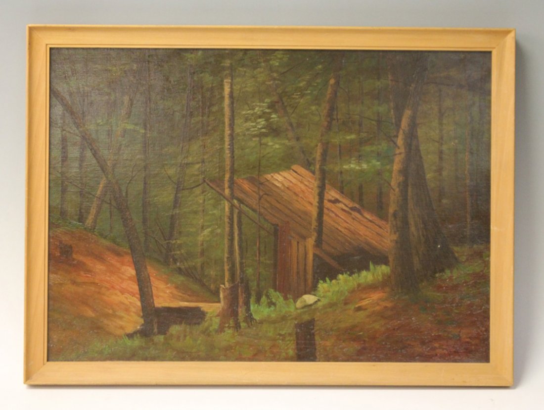 LOT OF (2) N.P. VALLEJO, OIL ON CANVAS: Sight- 15" x 21" Overall- 17" x 23"