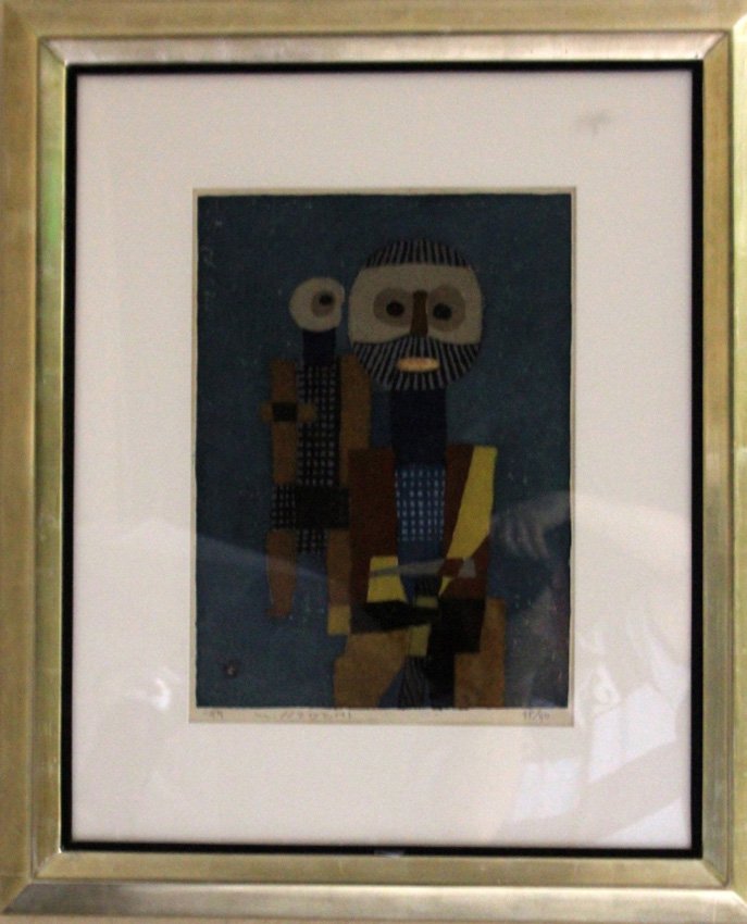 JAPANESE MID CENTURY WOODBLOCK PRINT: Signed 38/50 Sight- 12" x 16" Overall- 24" x 28"