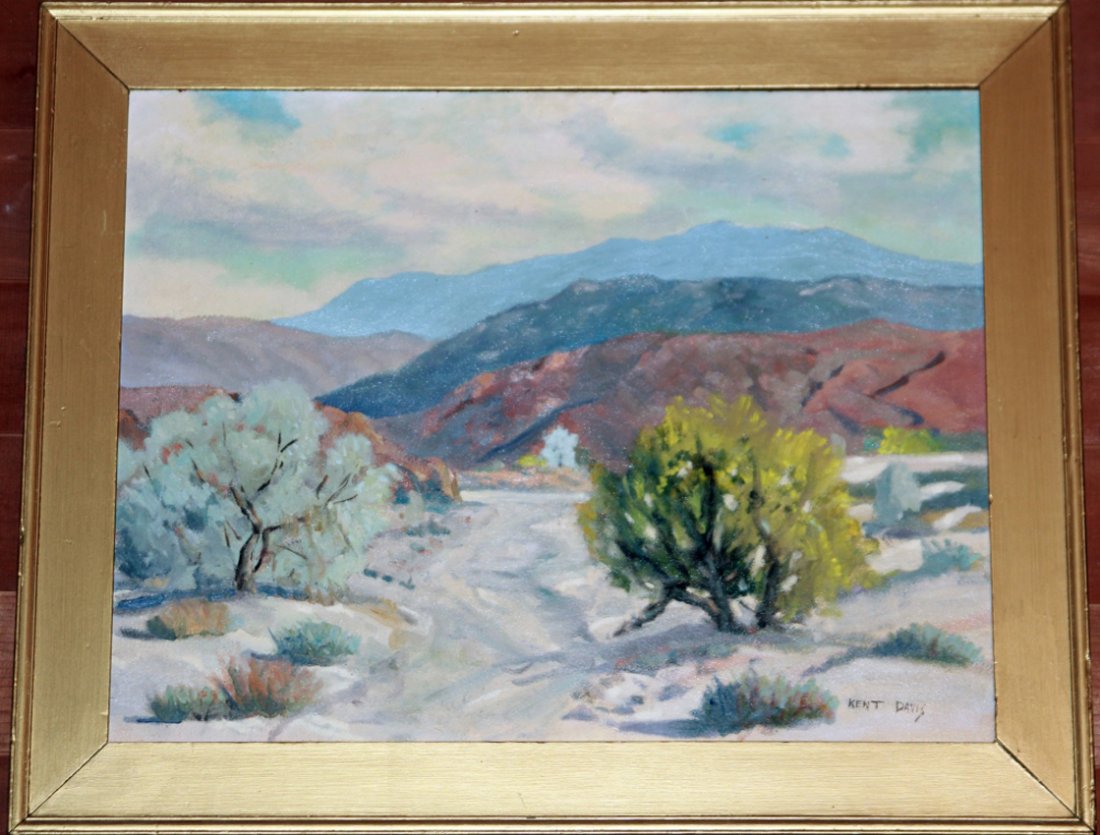 LOT OF (3) WORKS OF ART: Including Kent Davis and R.E. Sylvester Retail $800