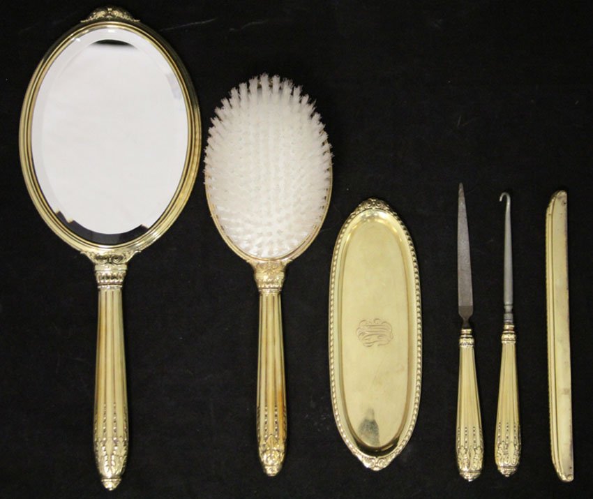 LOT OF (6) 14KT VANITY SET (1 of 3)
