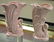 PAIR OF PINK MCCOY ART POTTERY FIGURAL VASES