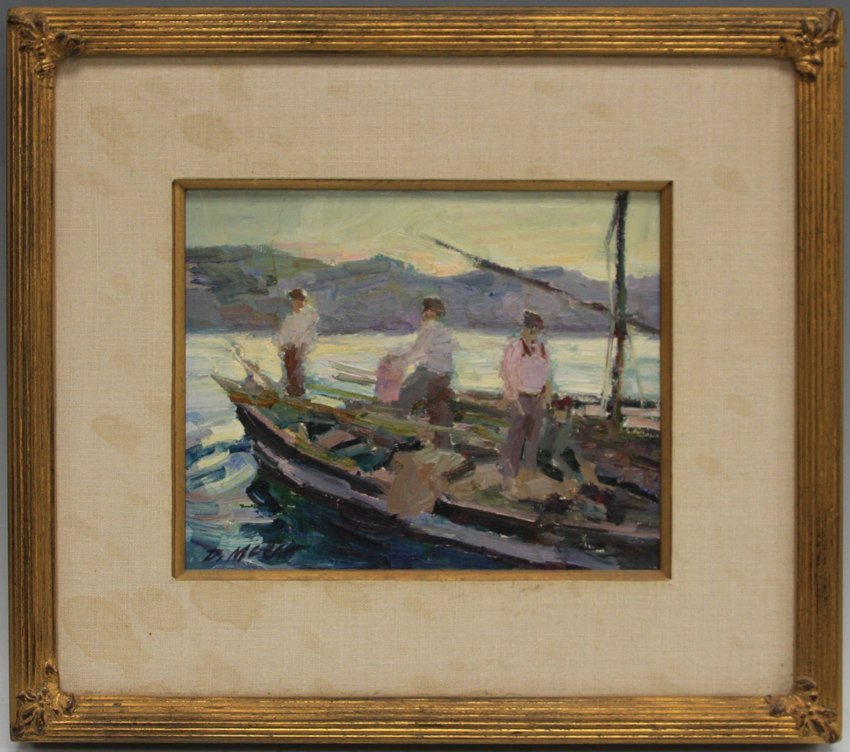 DAN MCCAW, OIL ON CANVAS: Sight- 8" x 10"Overall- 14 3/4" x 17"