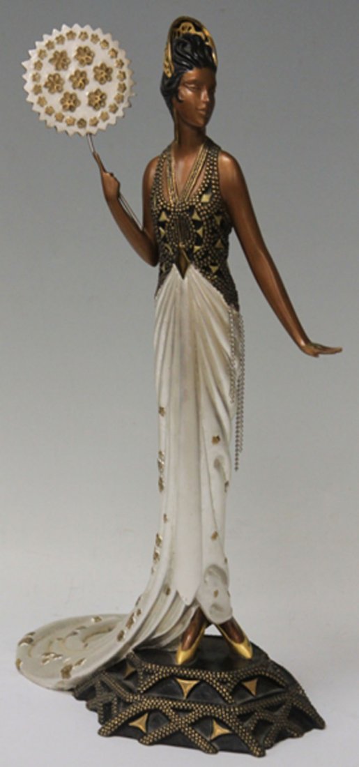 ART NOUVEAU STYLE BRONZE, 19" (1 of 1)