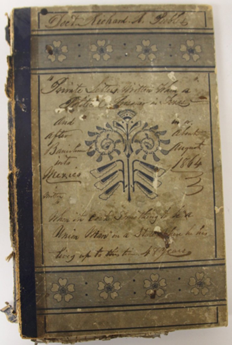 HANDWRITTEN JOURNAL, PRISONER IN TEXAS- 1864 (1 of 4)