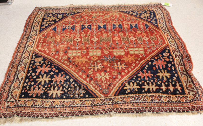 EARLY TRIBAL WOVEN CARPET (1 of 3)