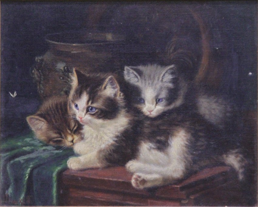 SIDNEY LAWRENCE BRACKETT, OIL ON CANVAS (1 of 2)