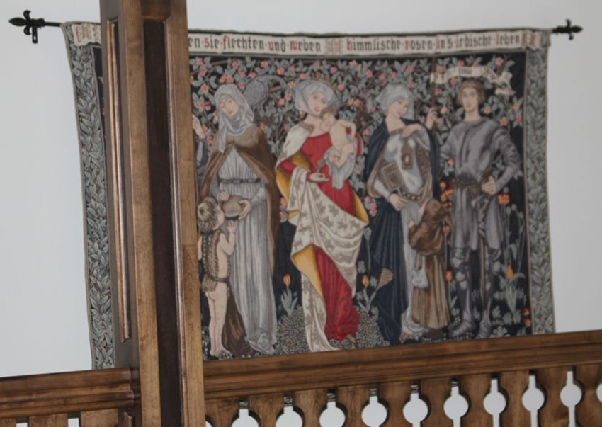 FLEMISH STYLE TAPESTRY, MODERN (1 of 3)