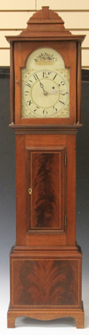 MINIATURE VINTAGE GRANDFATHER'S CLOCK (1 of 1)