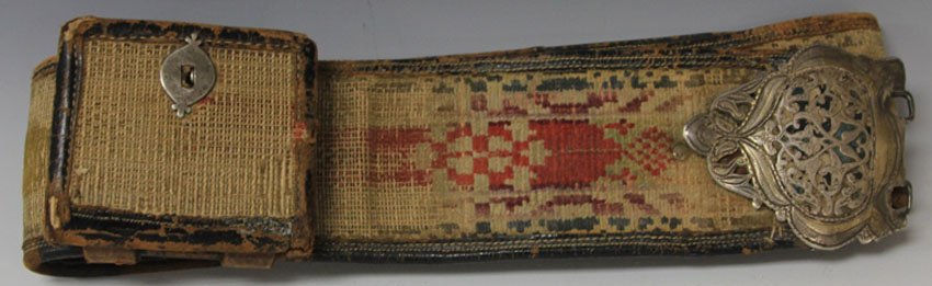 OTTOMAN NOMAD'S BELT WITH SILVER BUCKLE (1 of 3)