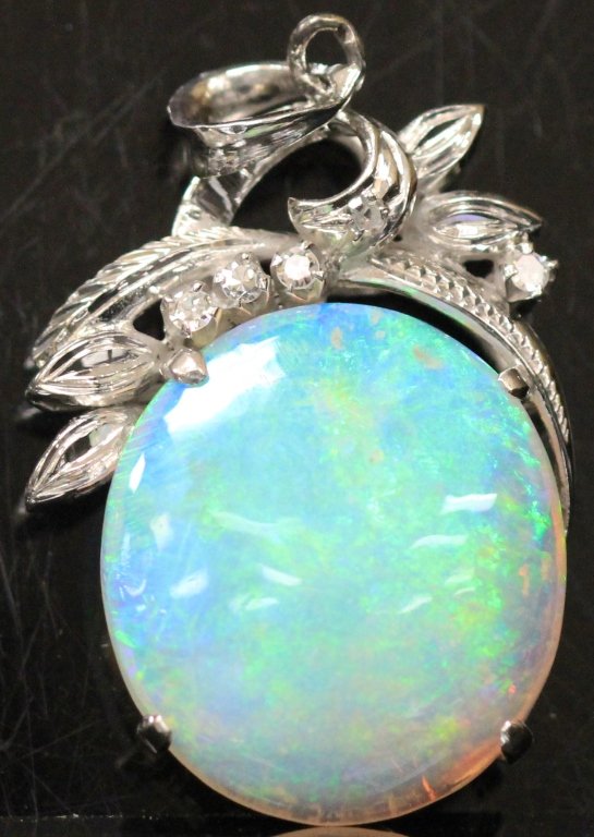 OPAL 14KT DIAMOND 14KT PENDANT (1 of 2)
