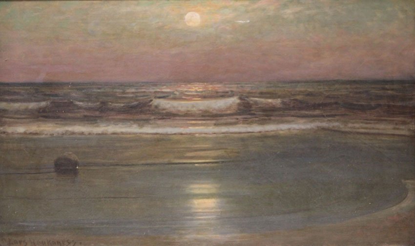 LARS JONSON HAUKANESS (1862-1929), OIL ON CANVAS (1 of 5)