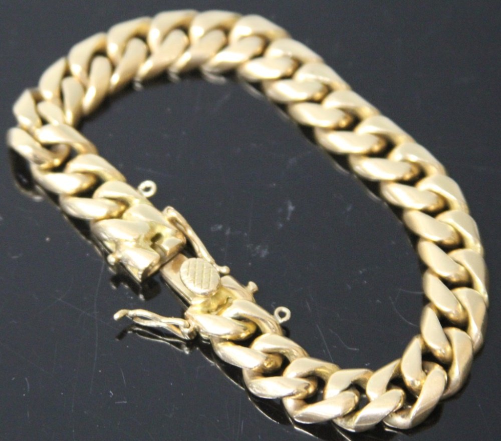 MEN'S 18KT CHAIN BRACELET (1 of 1)