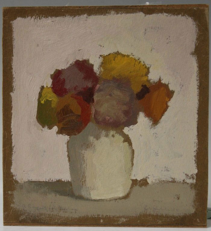 ROBERT KULICKE (1924-2007) OIL ON BOARD,1959 (1 of 5)