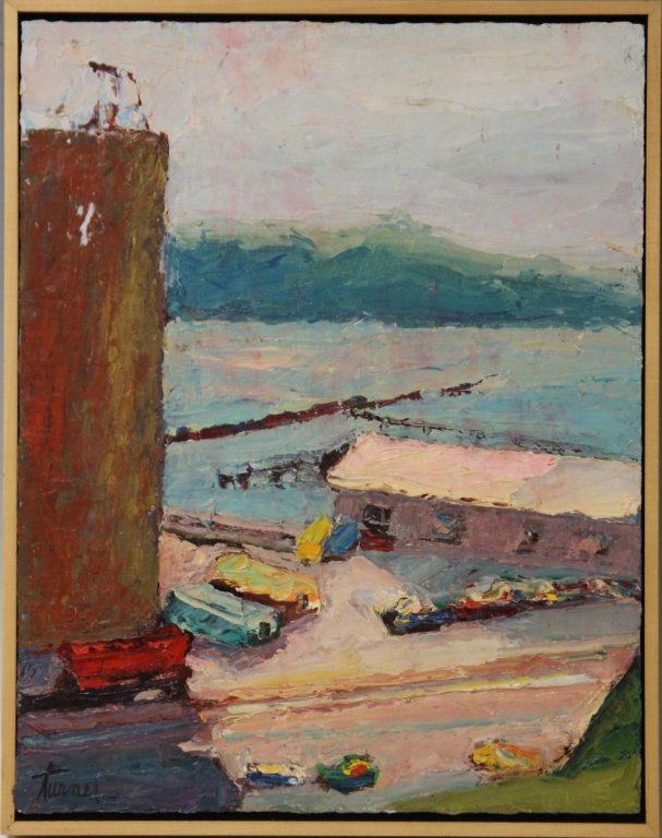 JERROLD TURNER (b. 1933), OIL ON BOARD, 2009 (1 of 3)