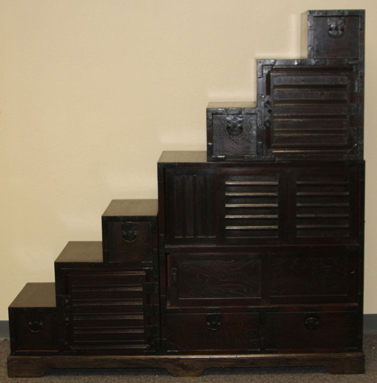 VINTAGE JAPANESE STACKING TANSU CHEST (1 of 1)