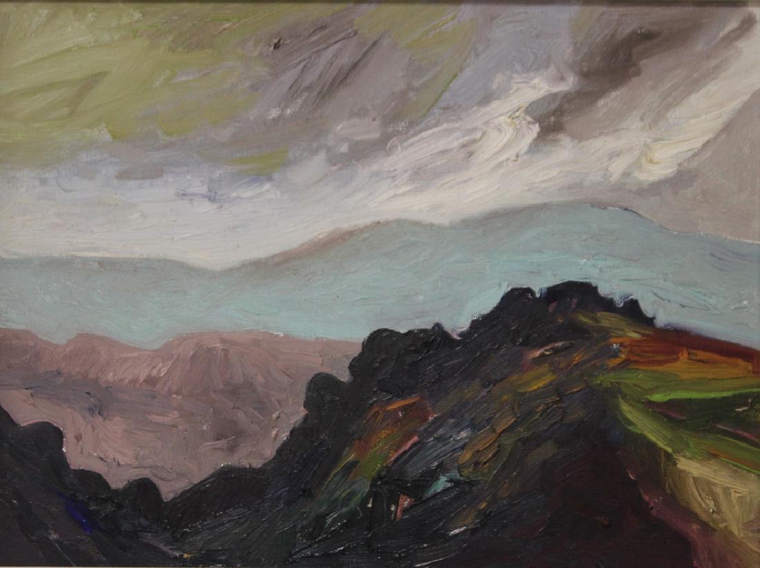 LOUIS "LUNDY" SIEGRIEST (1925-1985), OIL ON CANVAS: Sight- 11 1/2" x 15 3/8" Overall- 16 3/4" x 20 1/2"