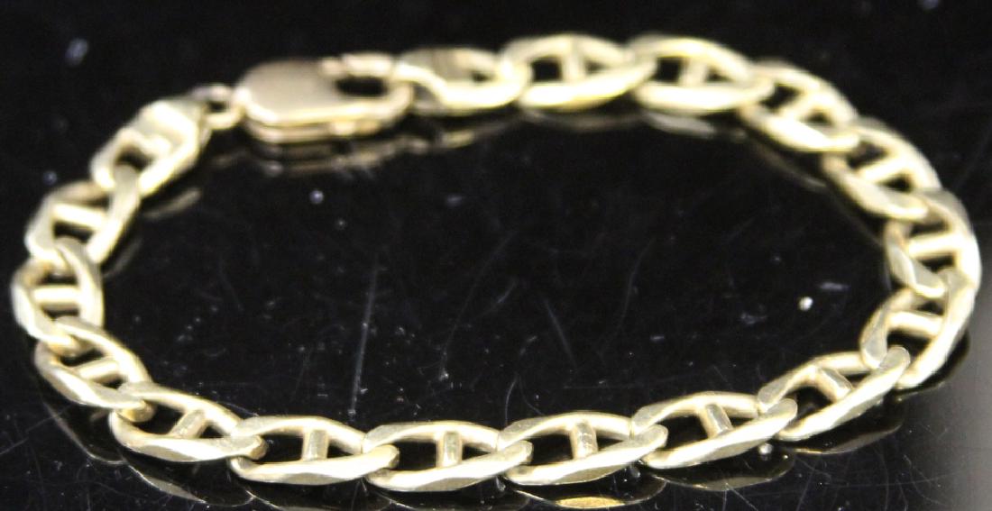 CHAIN LINK 14KT GOLD BRACELET (1 of 3)
