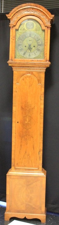JOHN COLE 18TH CENTURY WALNUT TALL CASE CLOCK (1 of 7)