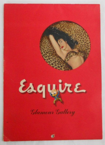 1948 Esquire Pin-Up Girl Calendar: Up for bid is an original and complete 1948 Esquire pin up girl calendar. The artist's are Ben-Hur-Baz, Fritz Willis, Joe De Merz, Al Moore, J. Frederick Smith and Ren Wicks. The verse are by Frances