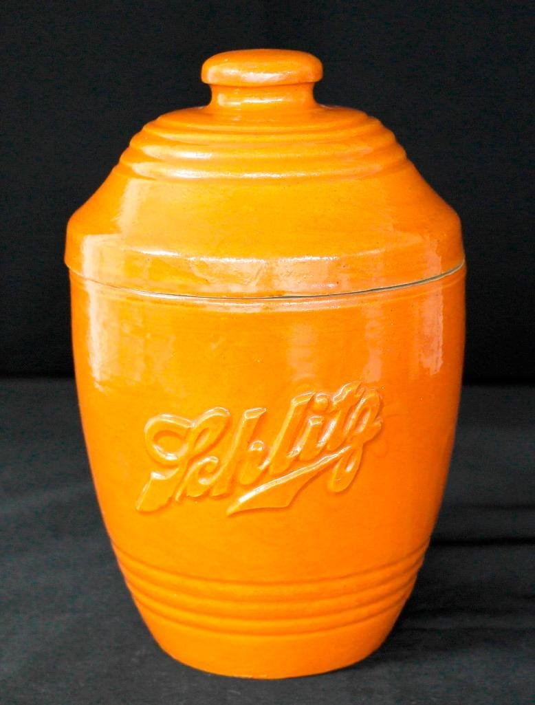 Schlitz Malt Container: During Prohibitionmany of the beer companies made malt-flavored drinks since they had malt on-hand from their days of making beer. One of the most widely used was a malt powder that soda fountains wou